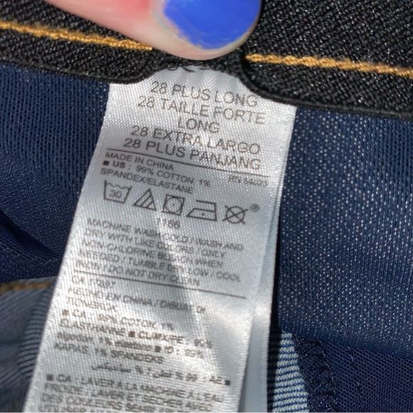 Old Navy power straight high rise jeans size 28 long - Picture 7 of 7